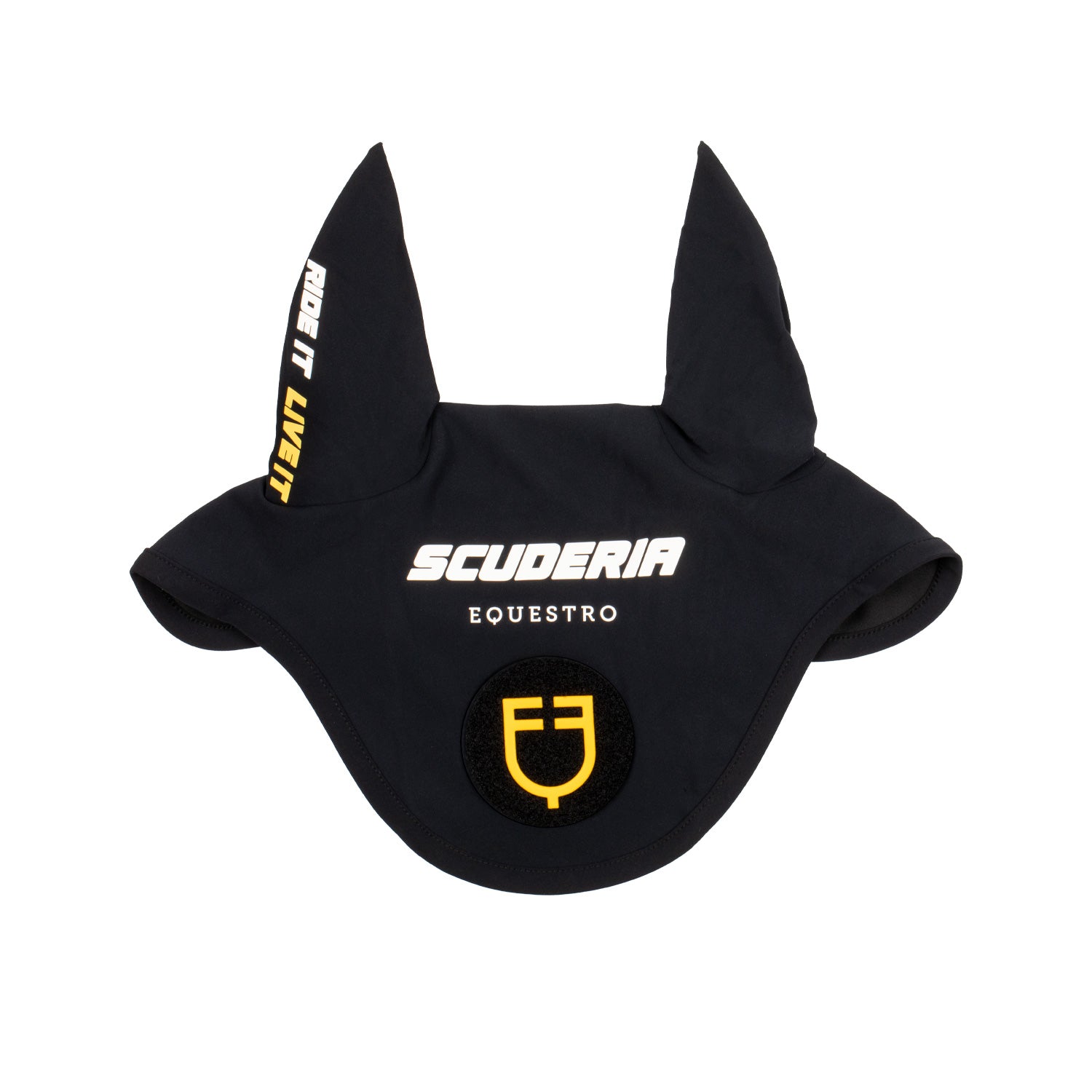 Equestro Cuffietta Tessuto Tecnico con Patch Scuderia