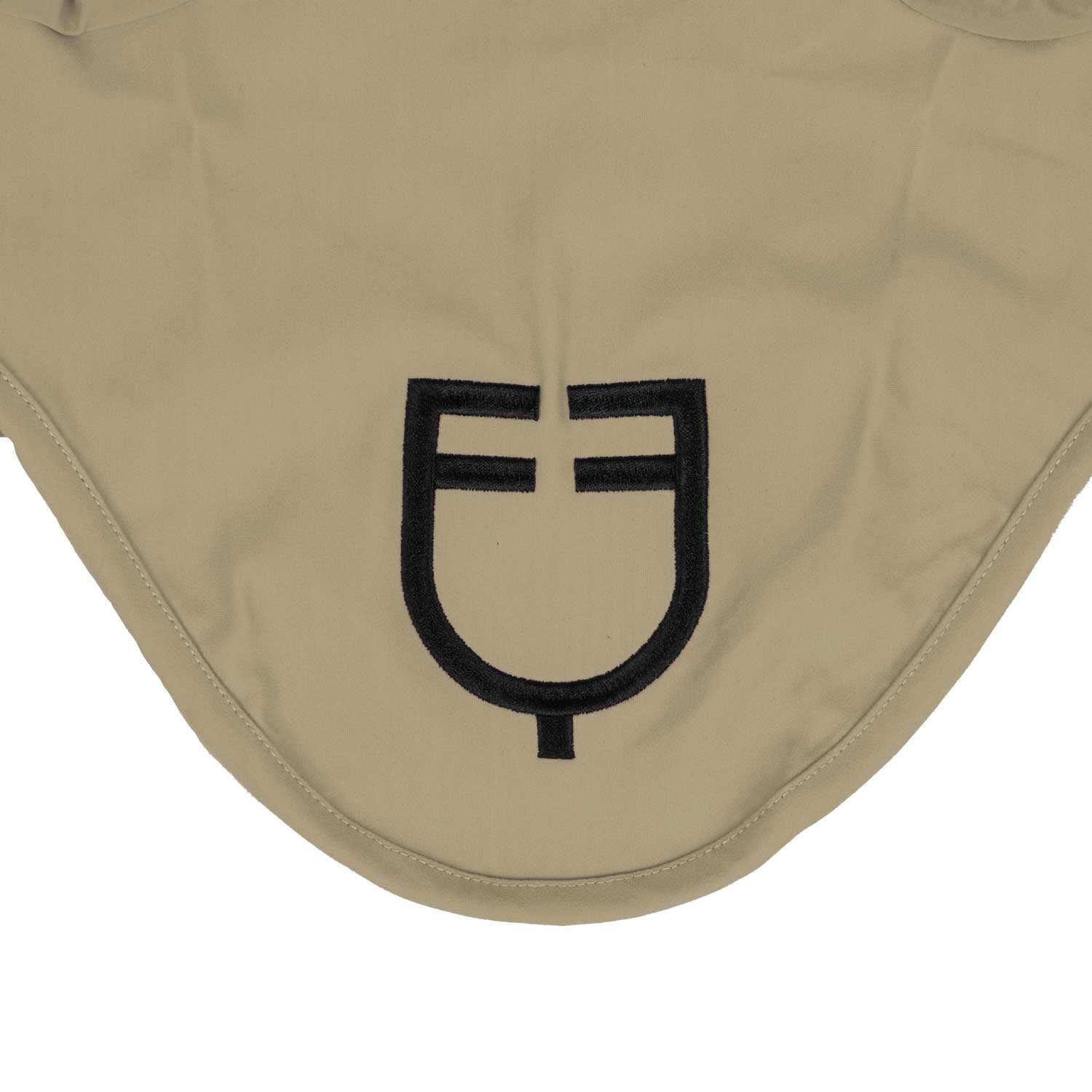 Equestro Cuffietta in Tessuto Tecnico Elasticizzato con Logo