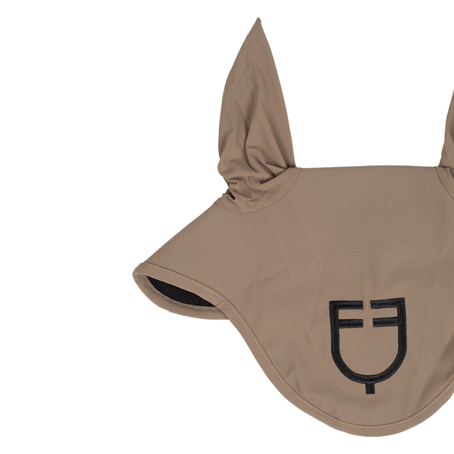 Equestro Cuffietta in Tessuto Tecnico Elasticizzato con Logo