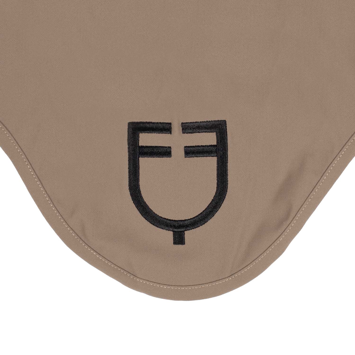 Equestro Cuffietta in Tessuto Tecnico Elasticizzato con Logo