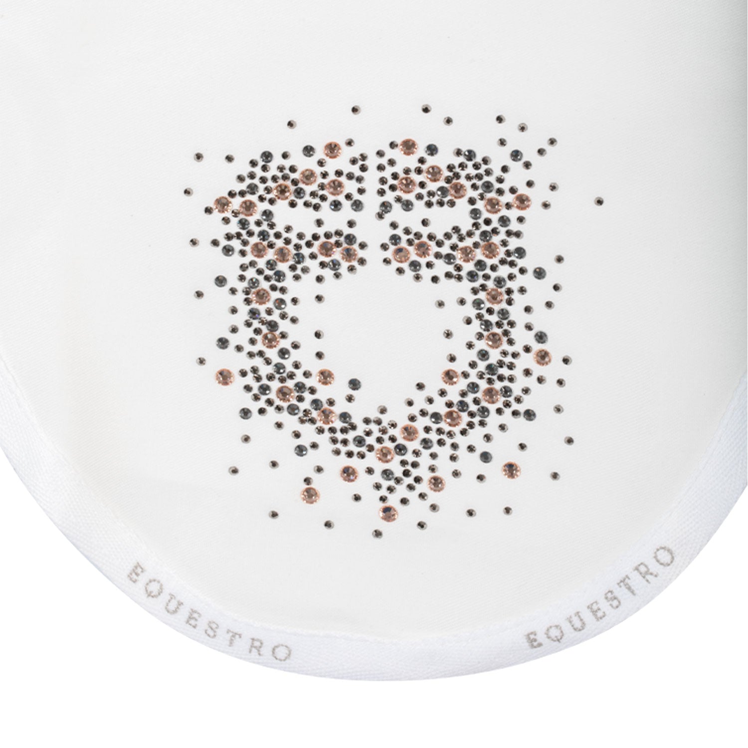 Equestro Cuffietta in Tessuto Tecnico con Logo Glitter