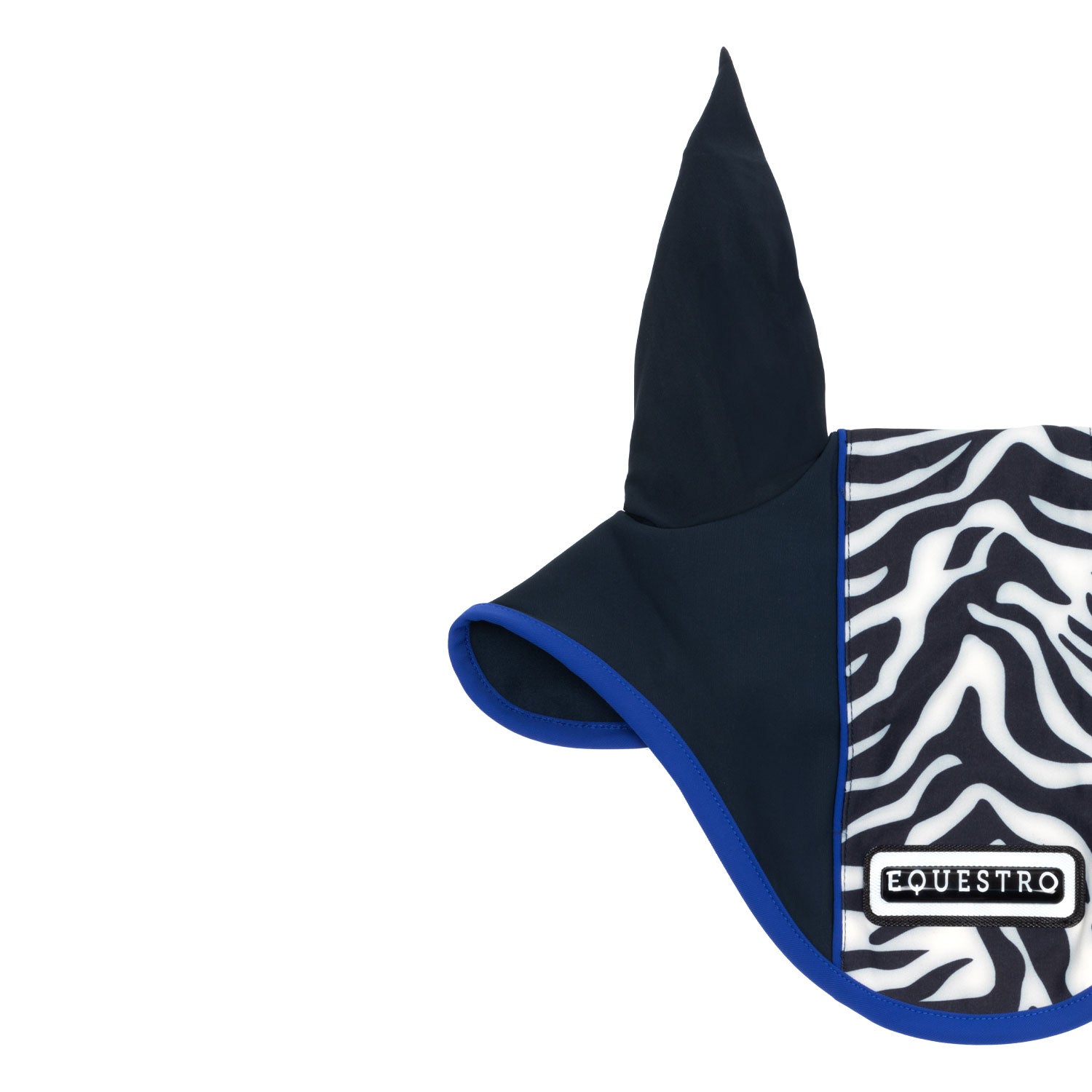 Equestro Cuffietta in Tessuto Tecnico con Fascia Centrale Zebrata