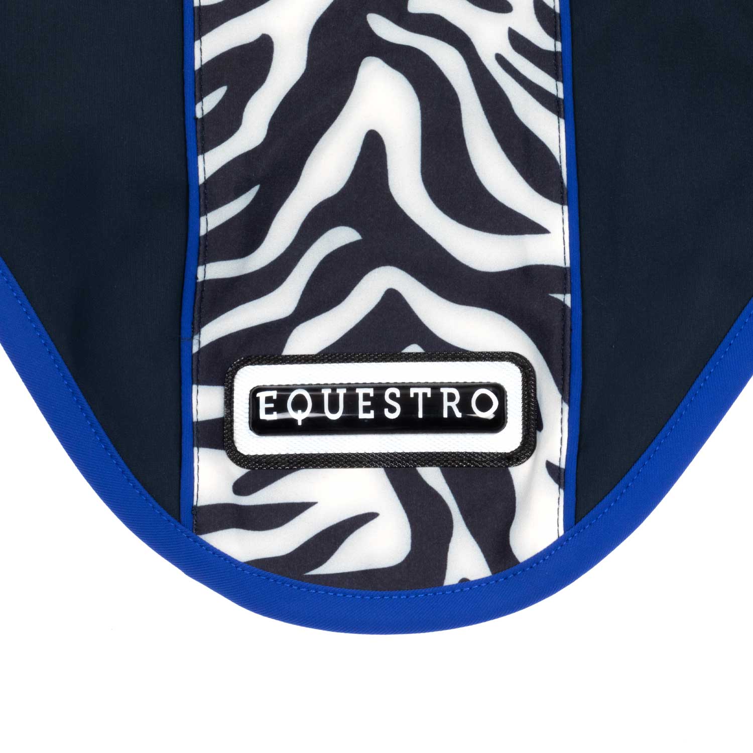 Equestro Cuffietta in Tessuto Tecnico con Fascia Centrale Zebrata