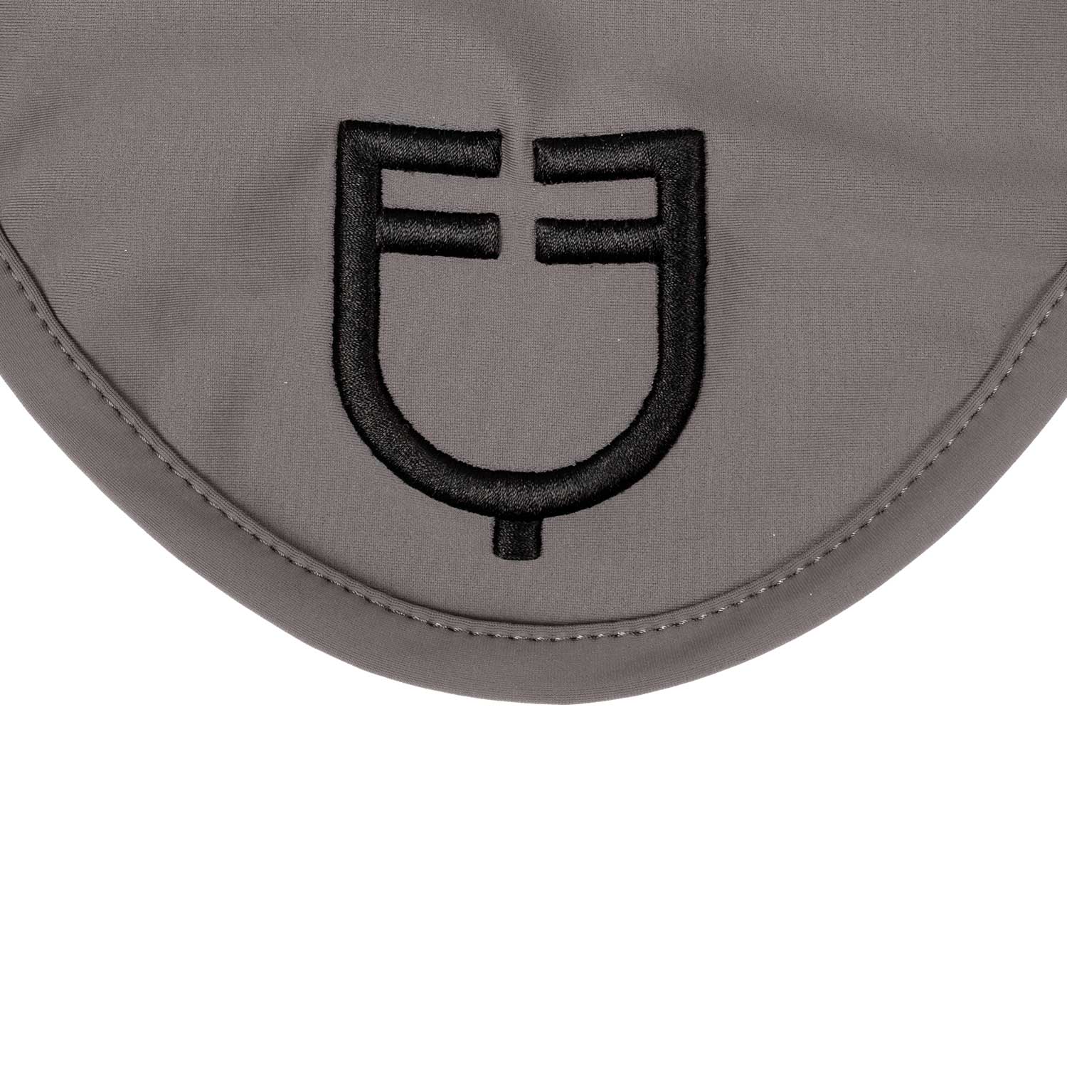 Equestro Cuffietta in Tessuto Tecnico con Logo