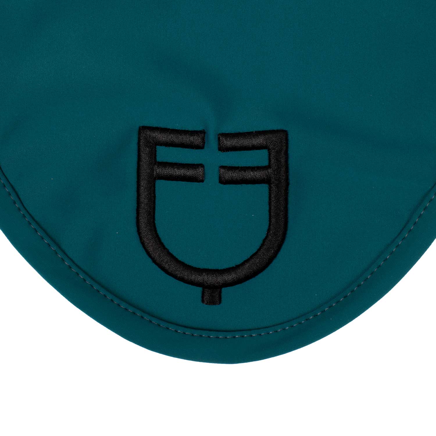 Equestro Cuffietta in Tessuto Tecnico con Logo