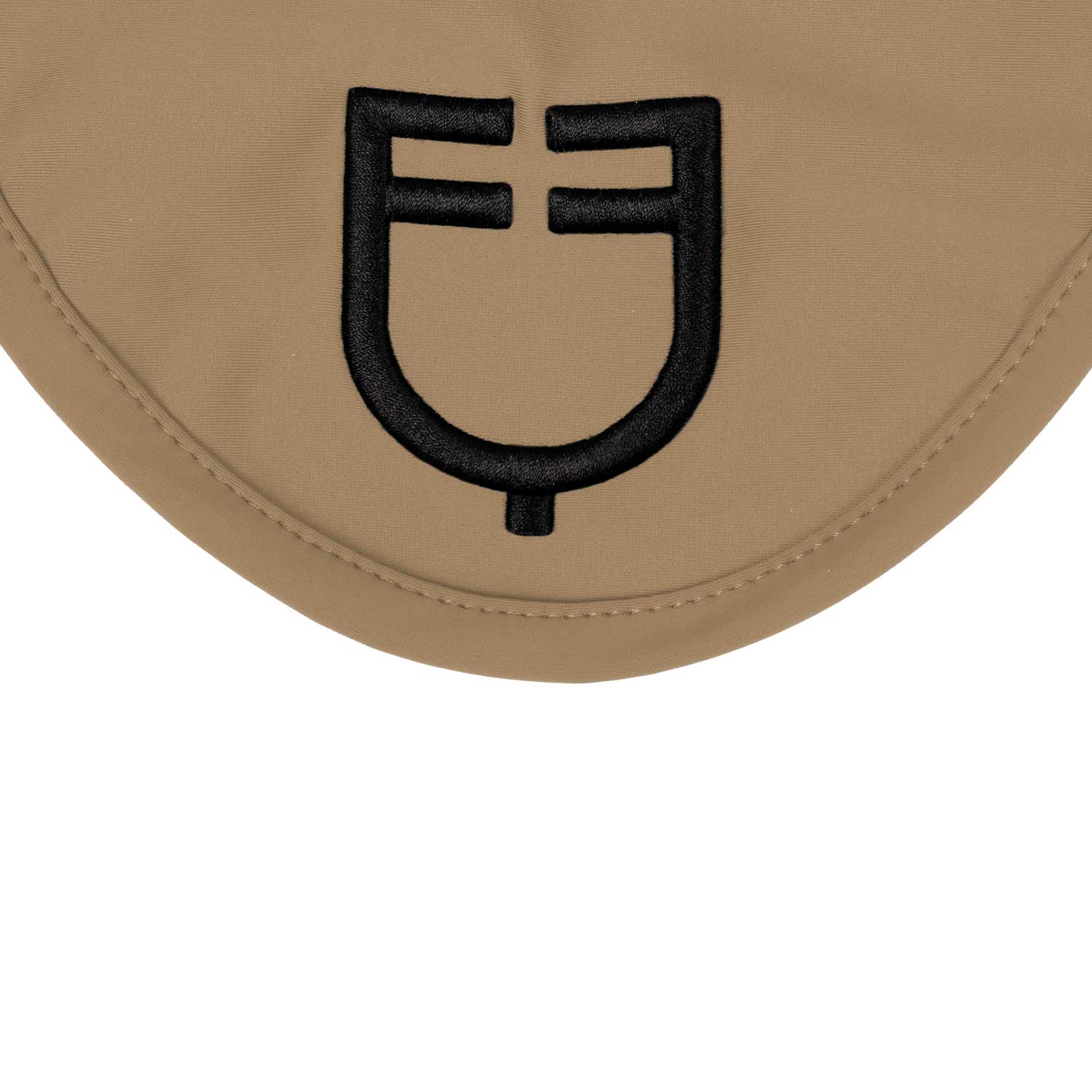 Equestro Cuffietta in Tessuto Tecnico con Logo