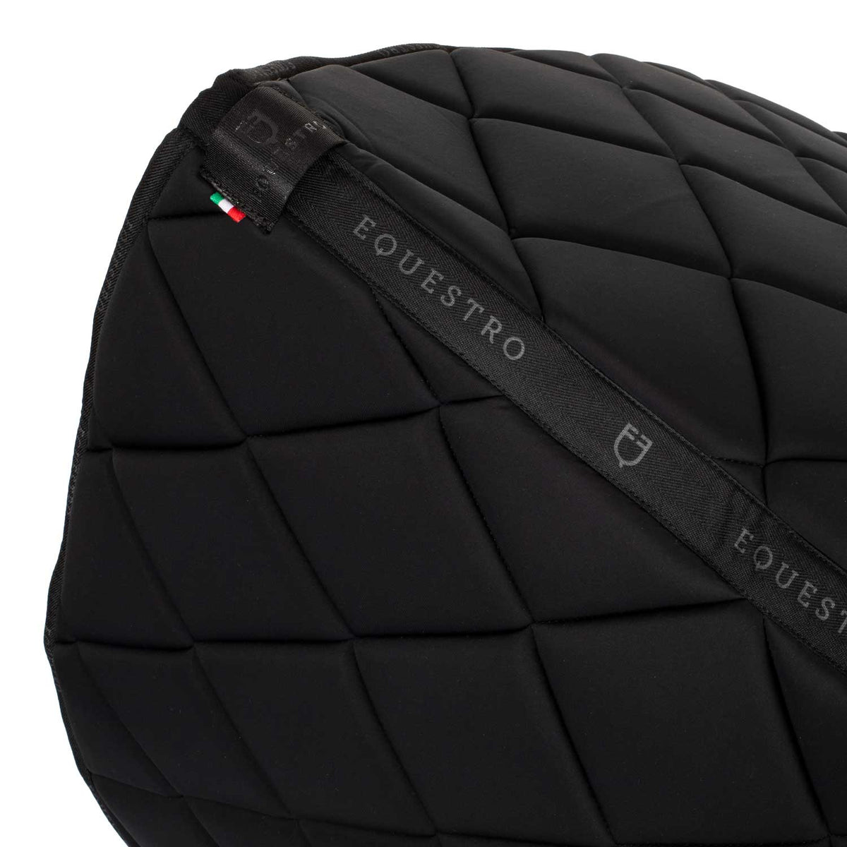 Equestro Sottosella da Dressage in Tessuto Tecnico con Logo Strass