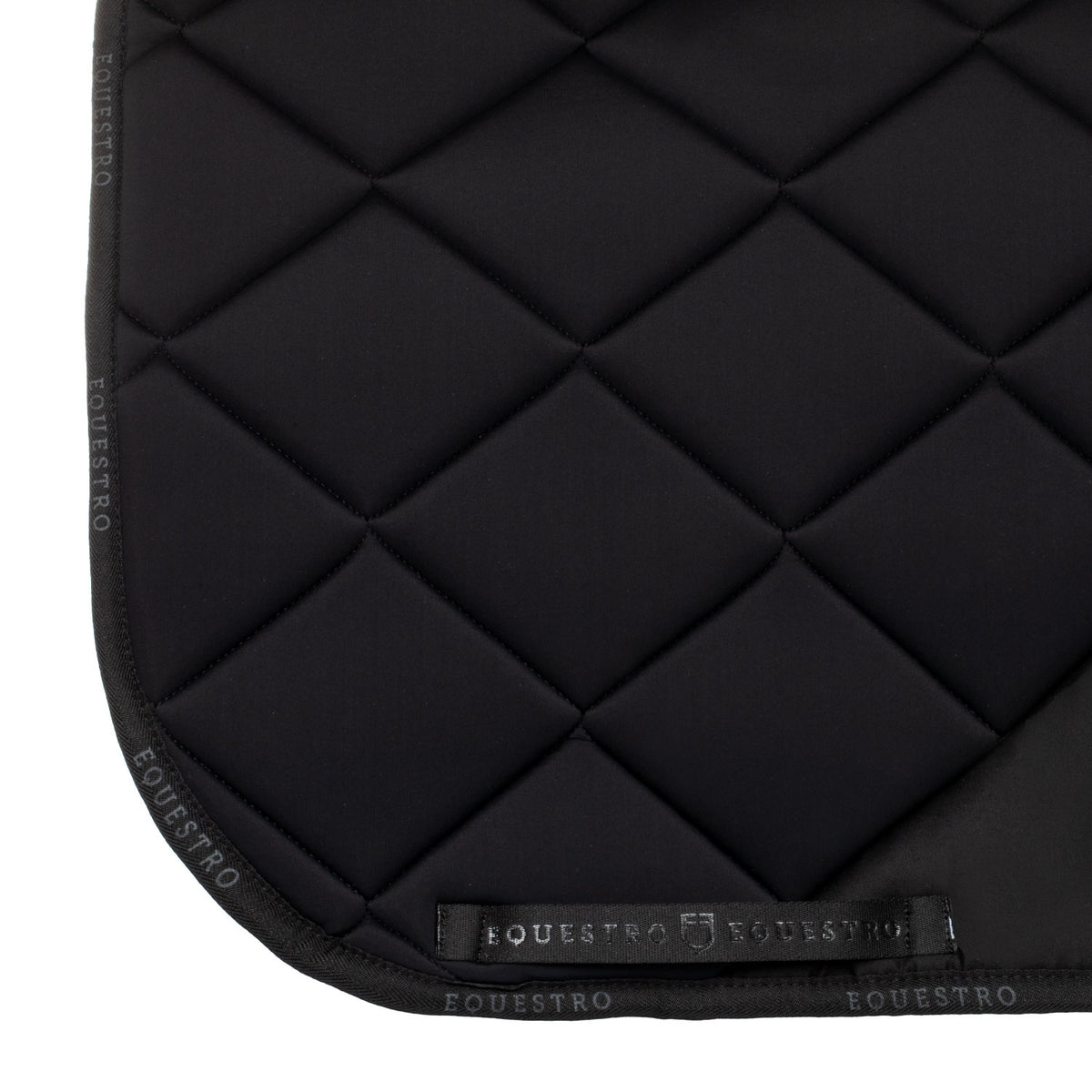 Equestro Sottosella da Dressage in Tessuto Tecnico con Logo Strass
