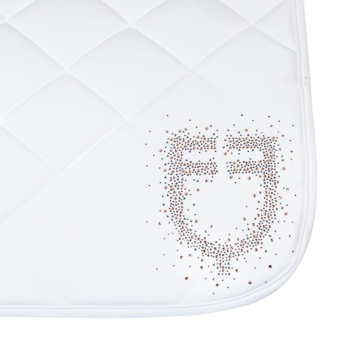 Equestro Sottosella da Dressage in Tessuto Tecnico con Logo Strass