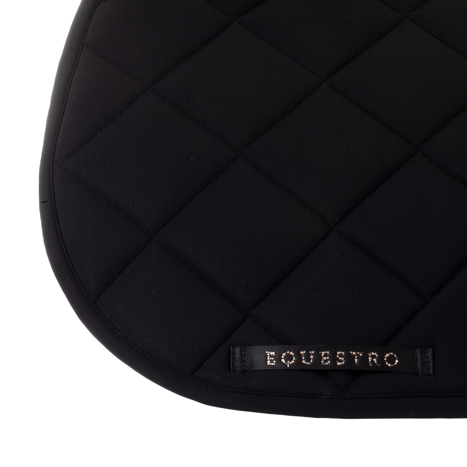 Equestro Sottosella da Salto in Tessuto Tecnico con Logo Strass