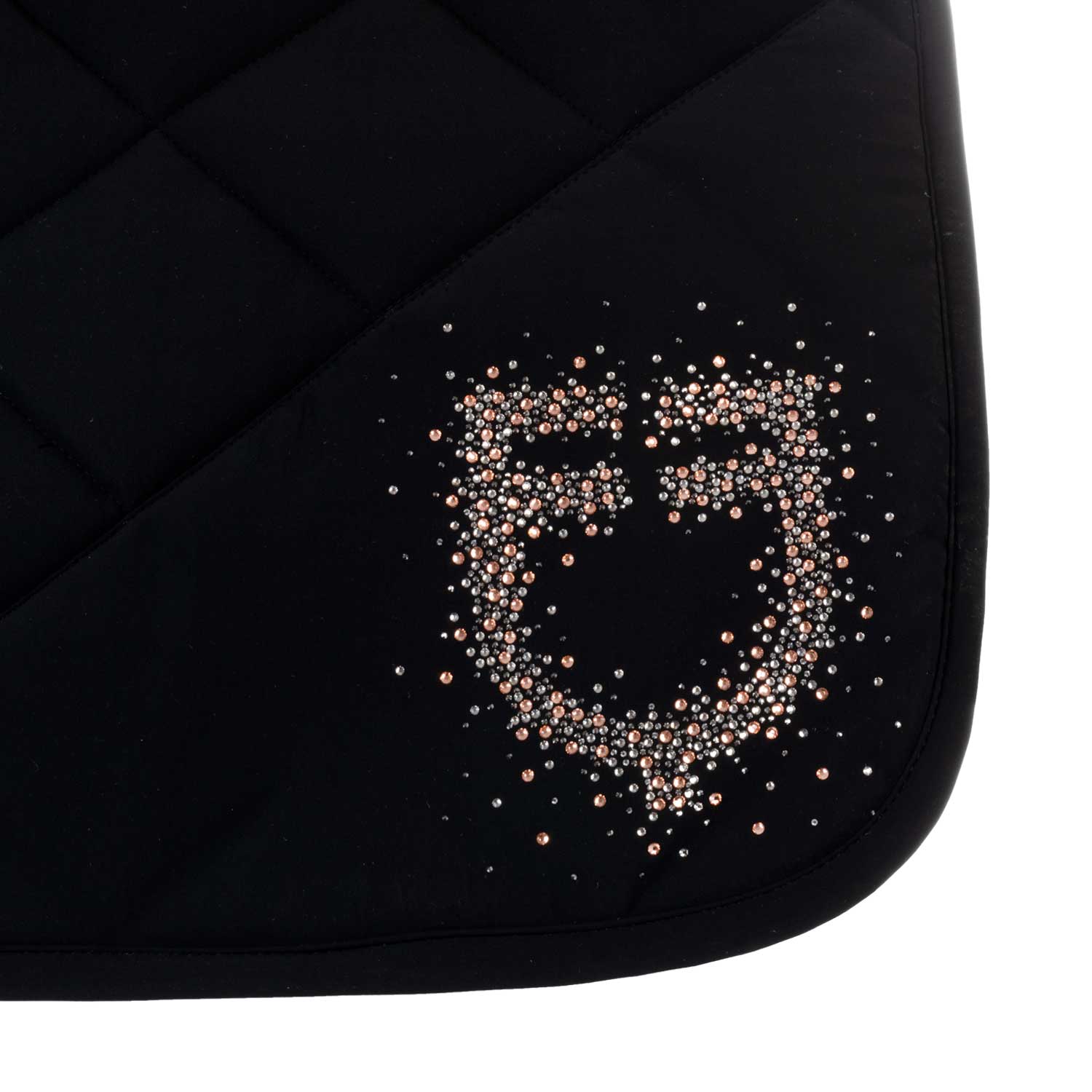 Equestro Sottosella da Salto in Tessuto Tecnico con Logo Strass