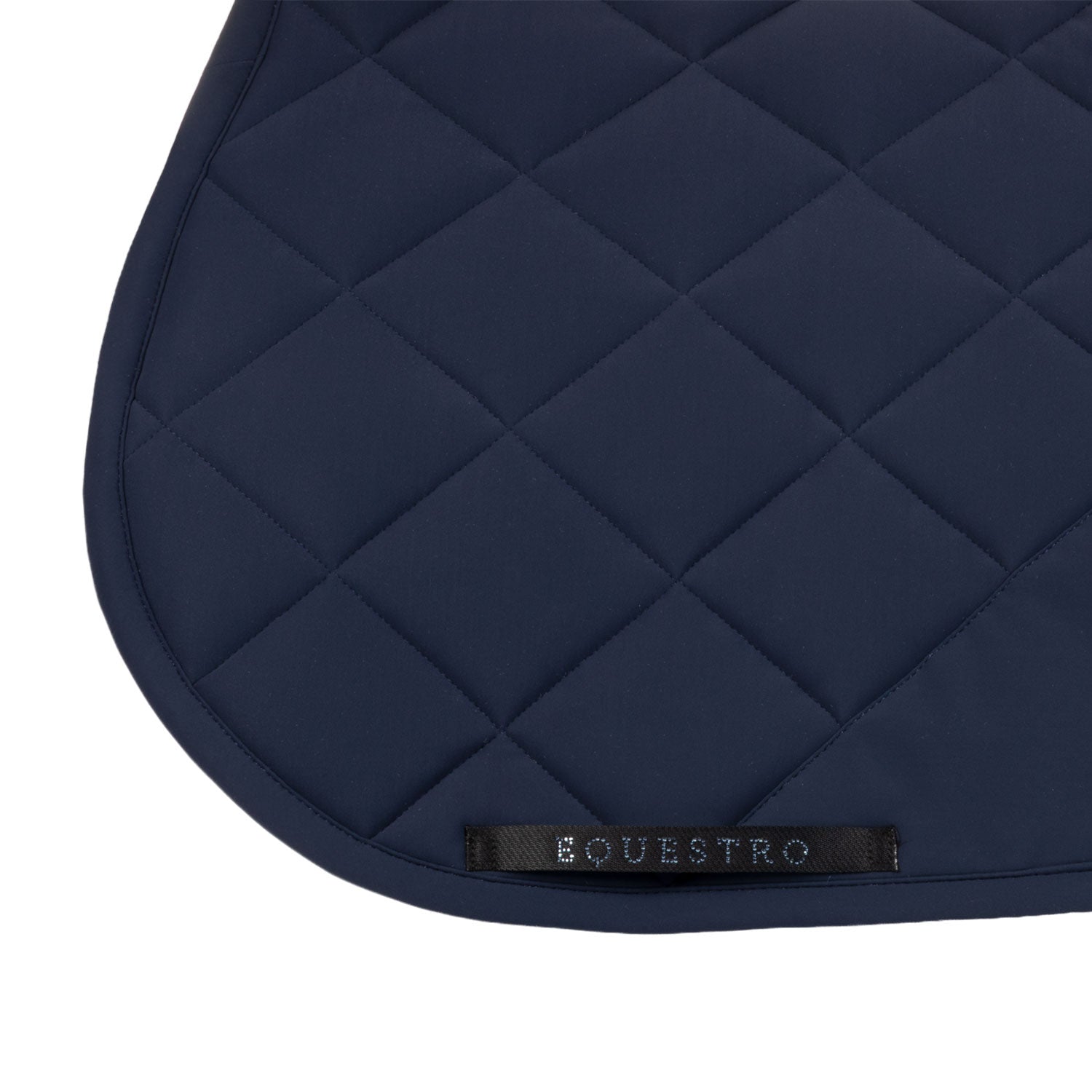 Equestro Sottosella da Salto in Tessuto Tecnico con Logo Strass
