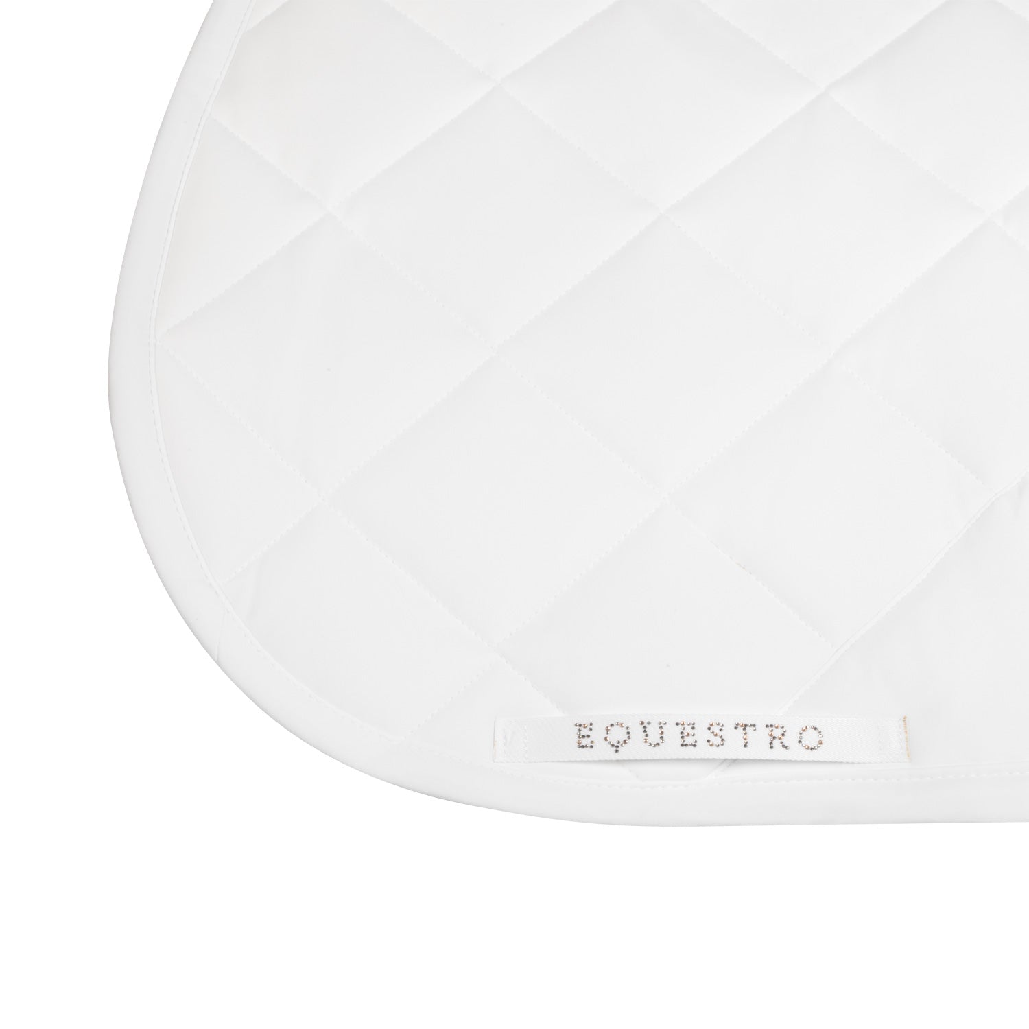 Equestro Sottosella da Salto in Tessuto Tecnico con Logo Strass