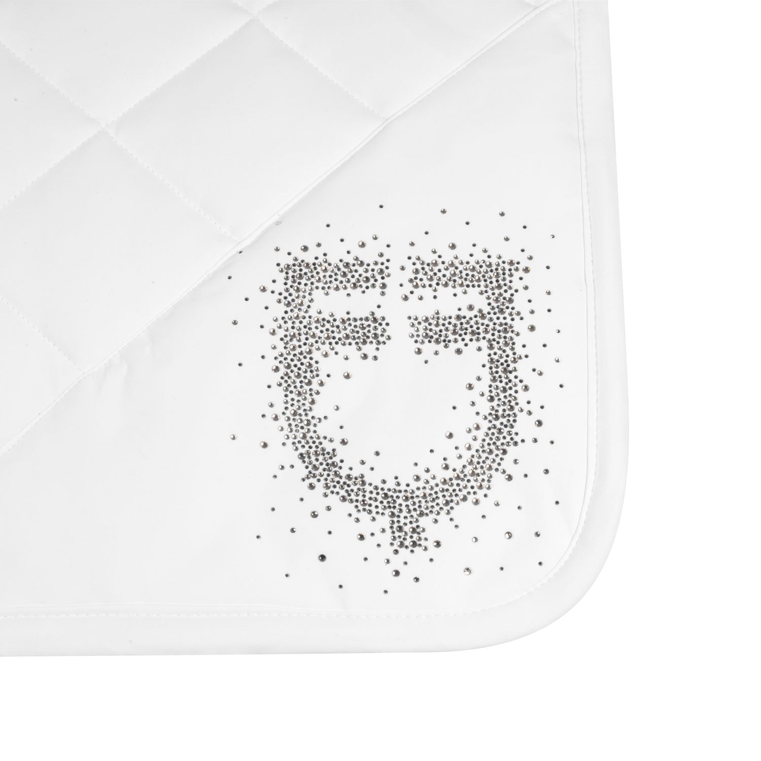 Equestro Sottosella da Salto in Tessuto Tecnico con Logo Strass
