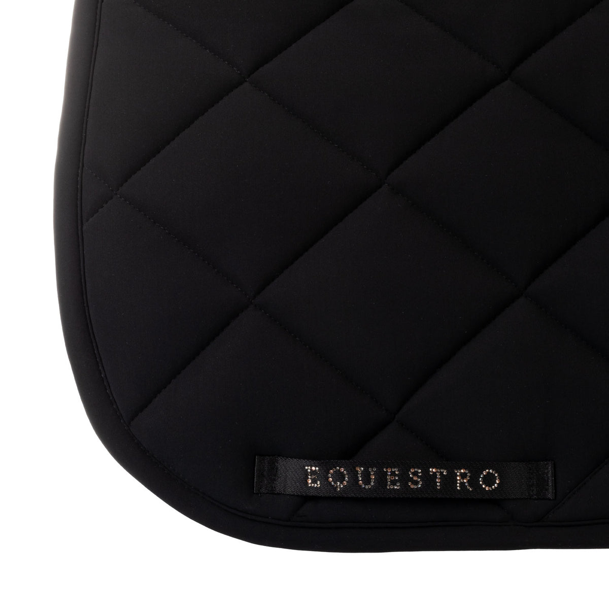 Equestro Sottosella da Dressage in Tessuto Tecnico con Logo Strass