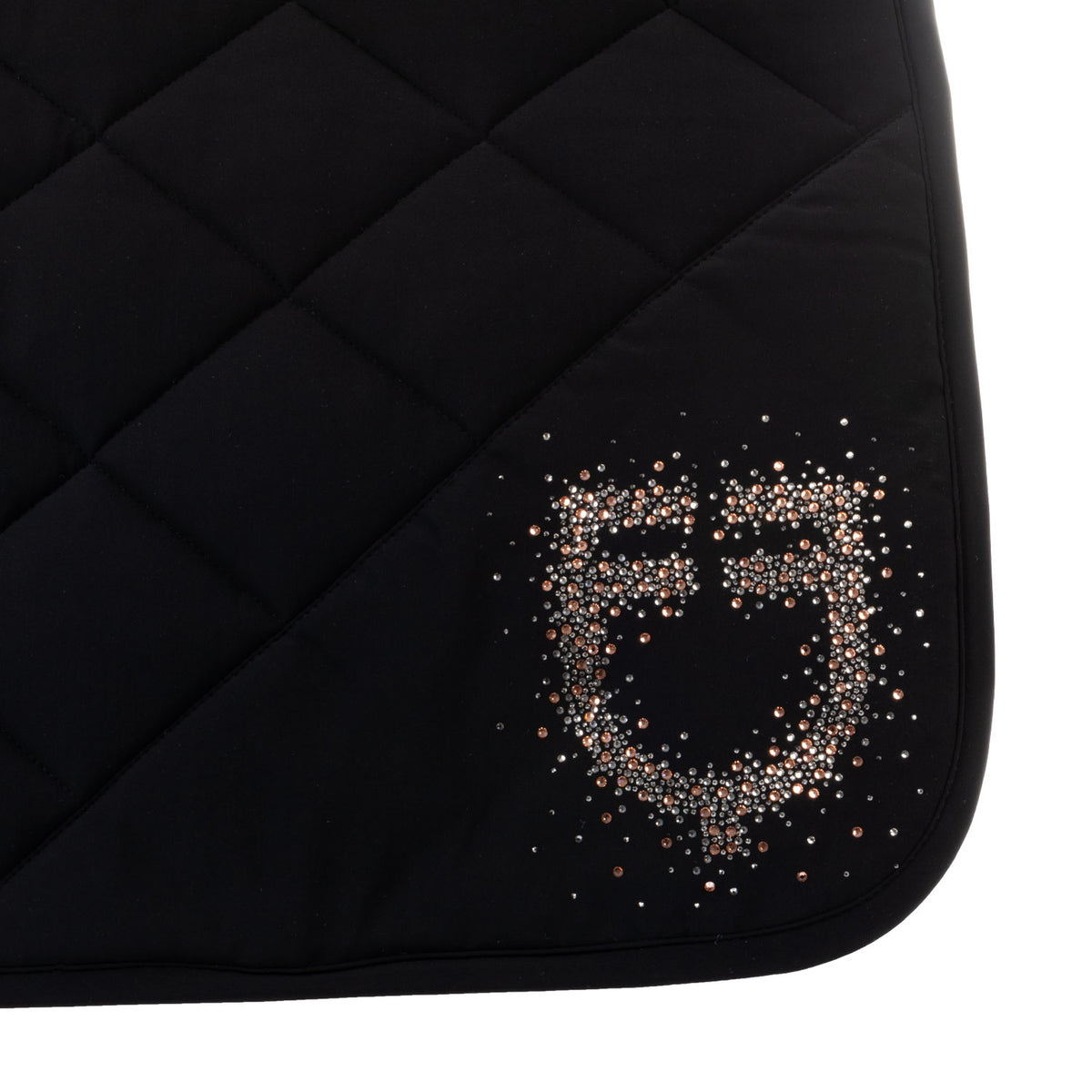 Equestro Sottosella da Dressage in Tessuto Tecnico con Logo Strass