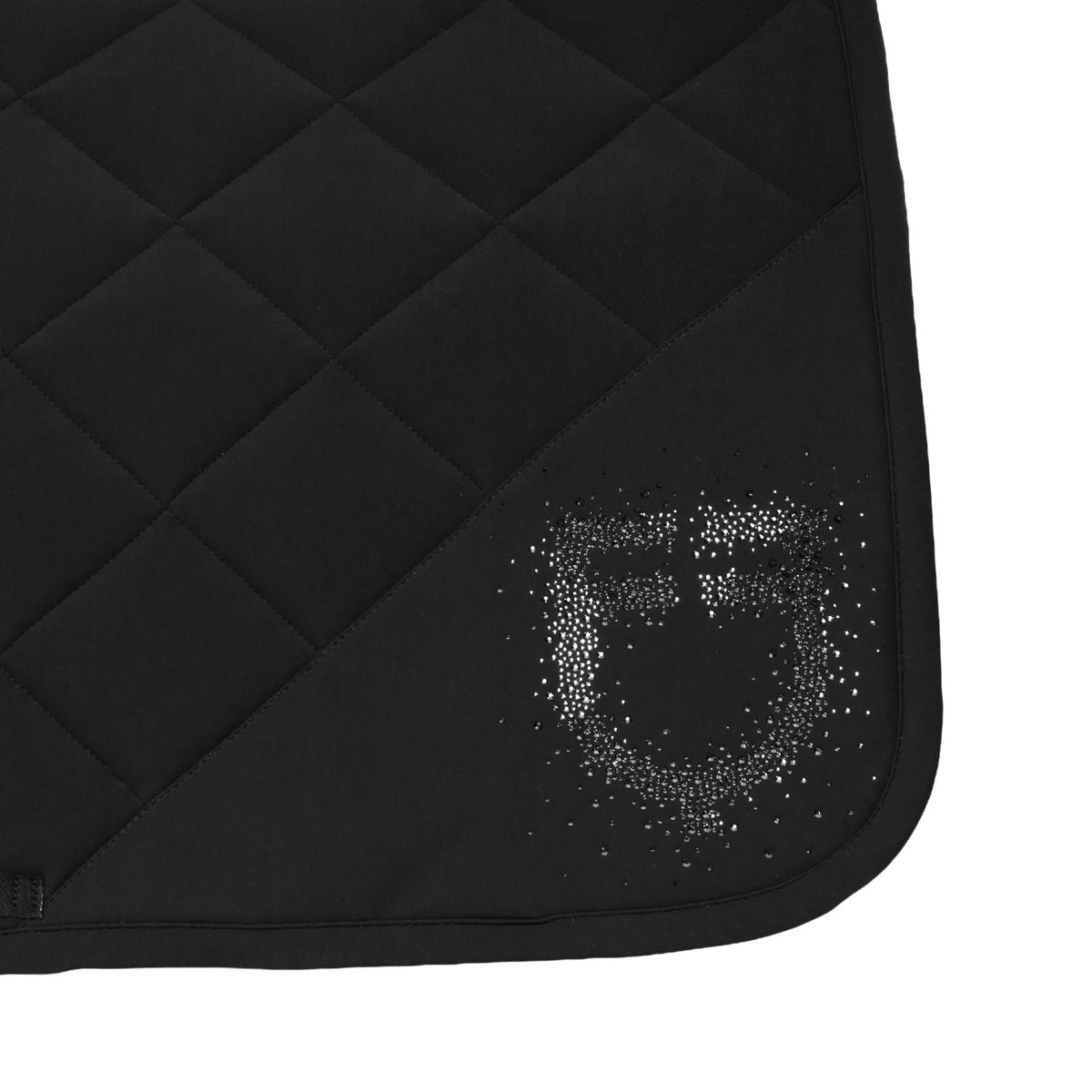 Equestro Sottosella da Dressage in Tessuto Tecnico con Logo Strass