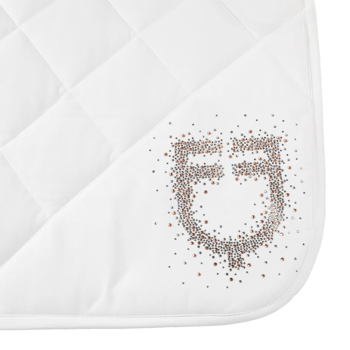 Equestro Sottosella da Dressage in Tessuto Tecnico con Logo Strass