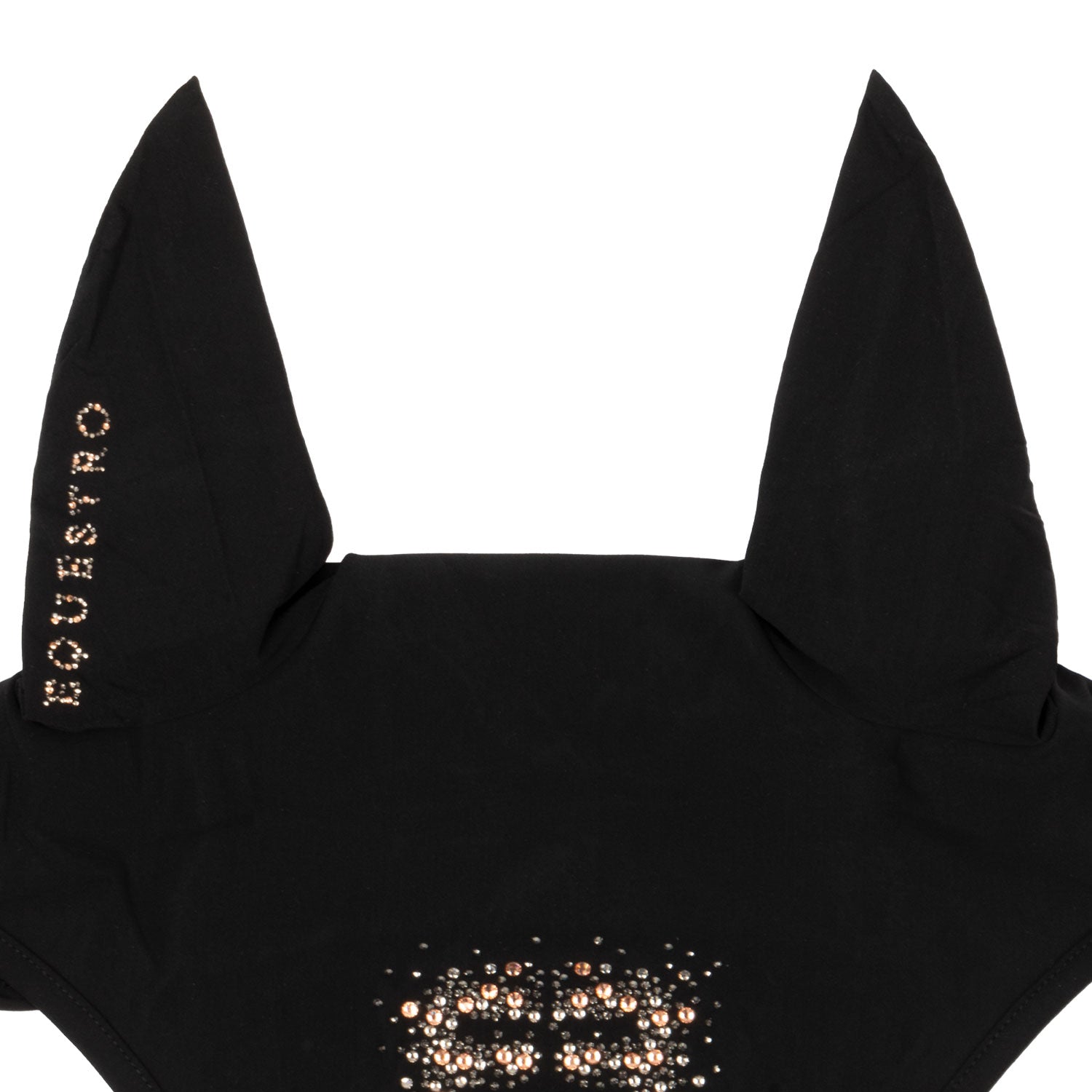 Equestro Cuffietta in Tessuto Tecnico con Logo Glitter