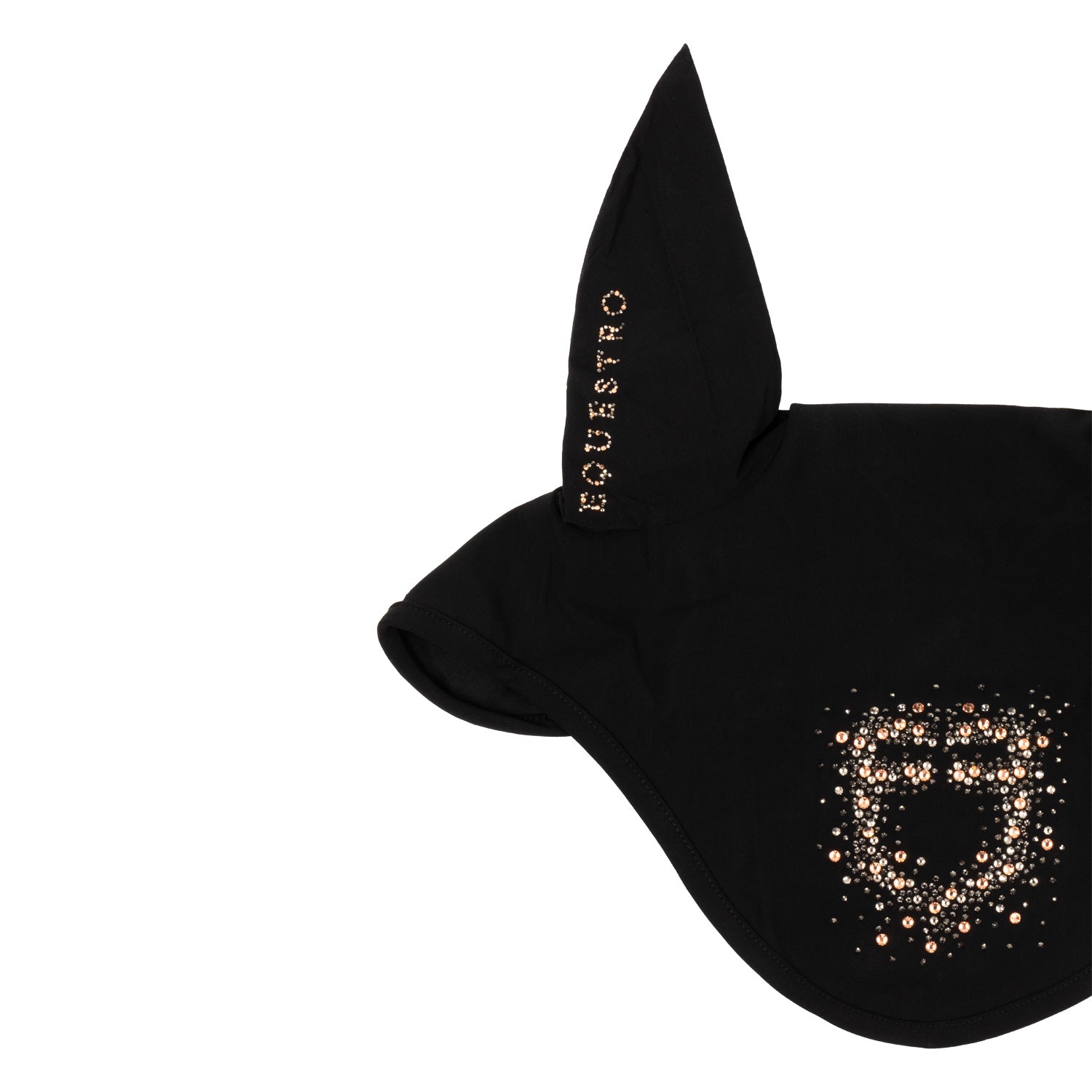 Equestro Cuffietta in Tessuto Tecnico con Logo Glitter