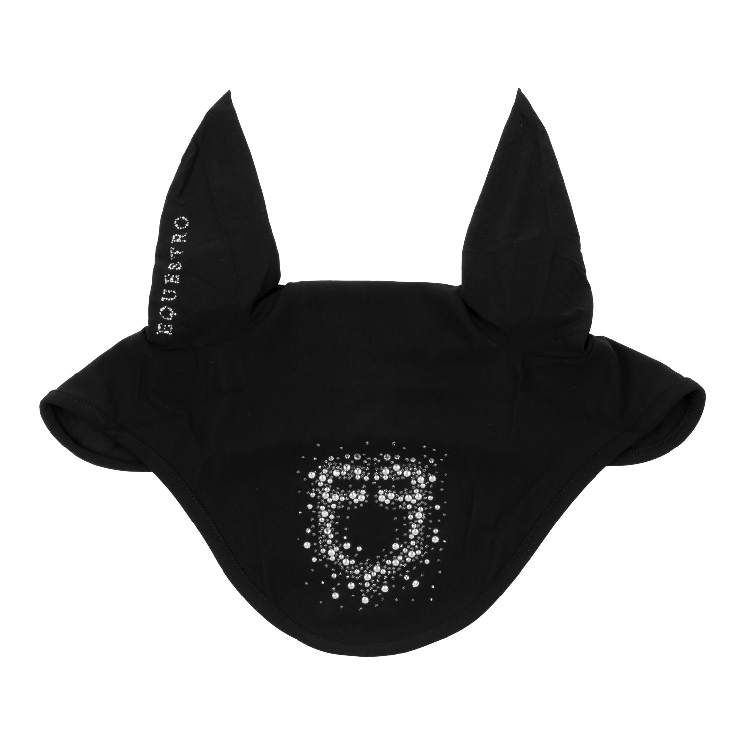 Equestro Cuffietta in Tessuto Tecnico con Logo Glitter