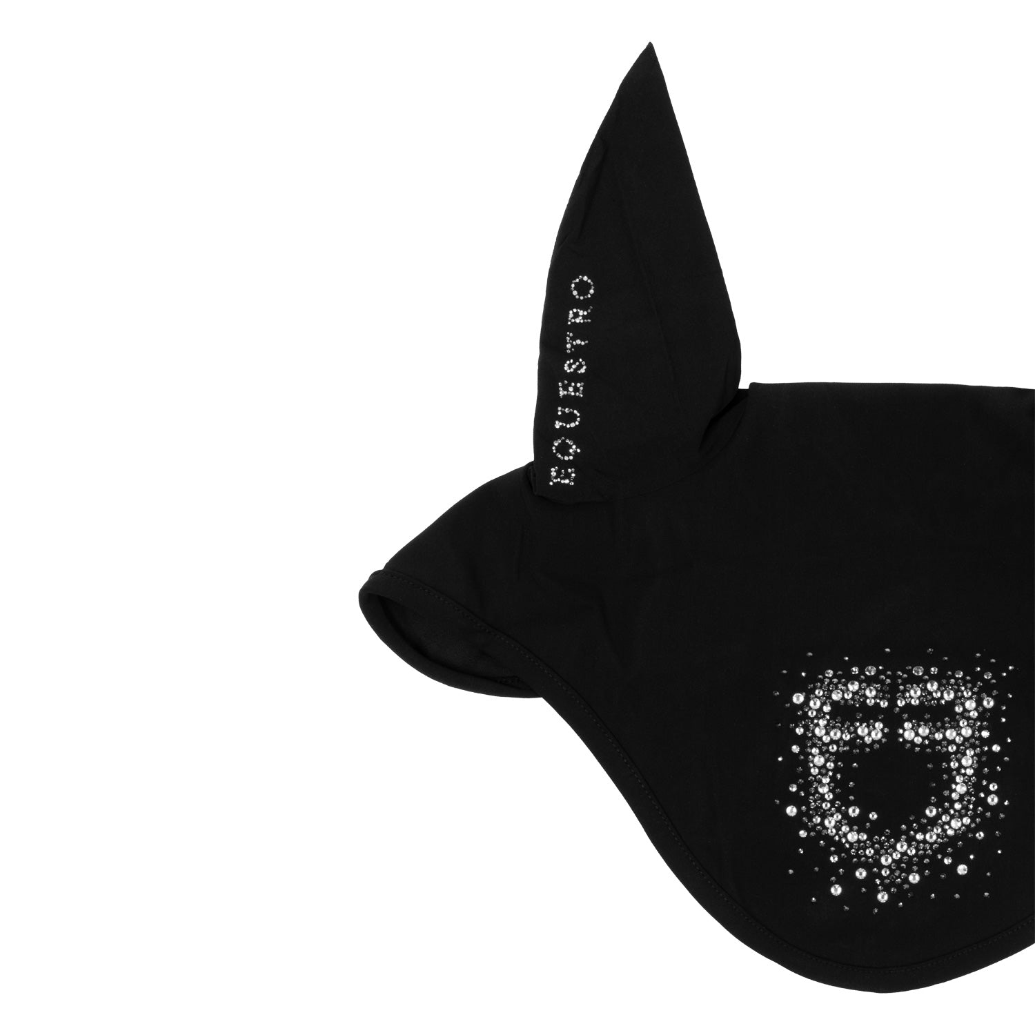 Equestro Cuffietta in Tessuto Tecnico con Logo Glitter