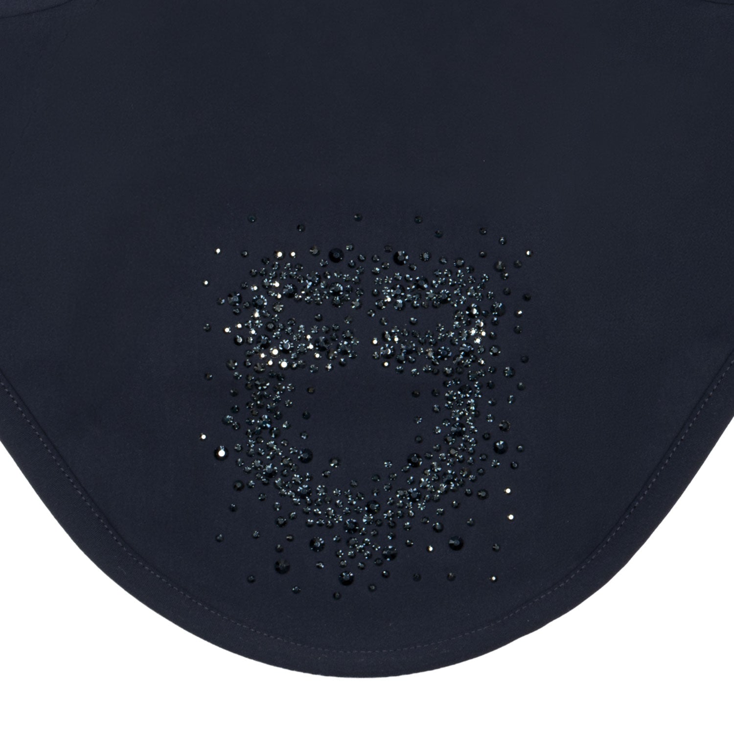 Equestro Cuffietta in Tessuto Tecnico con Logo Glitter