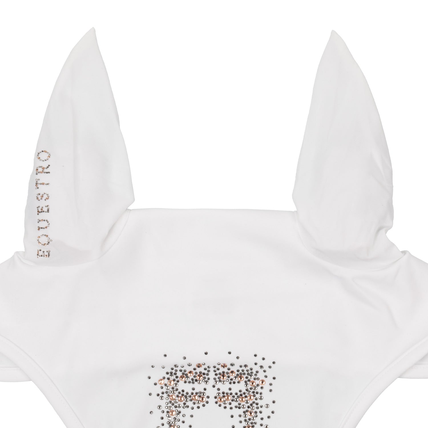 Equestro Cuffietta in Tessuto Tecnico con Logo Glitter