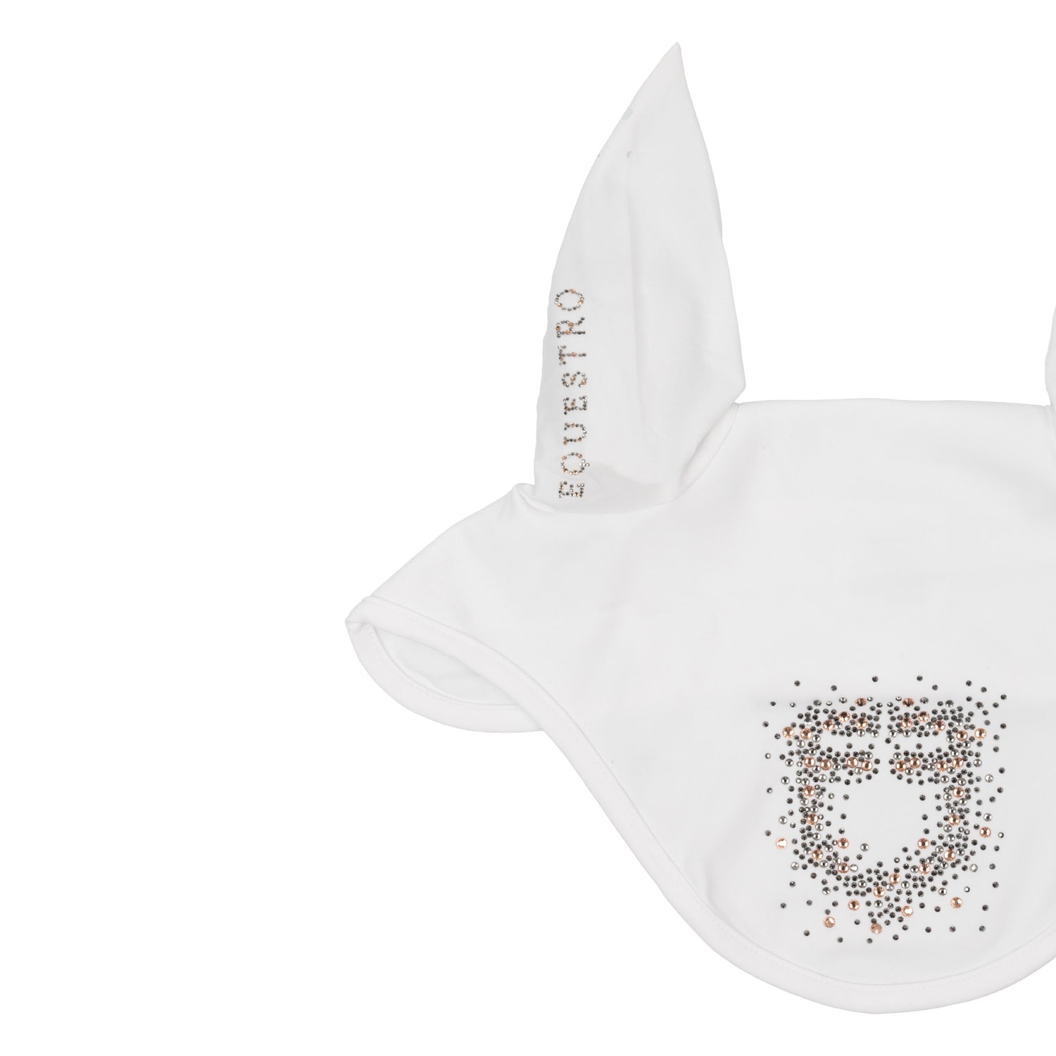 Equestro Cuffietta in Tessuto Tecnico con Logo Glitter