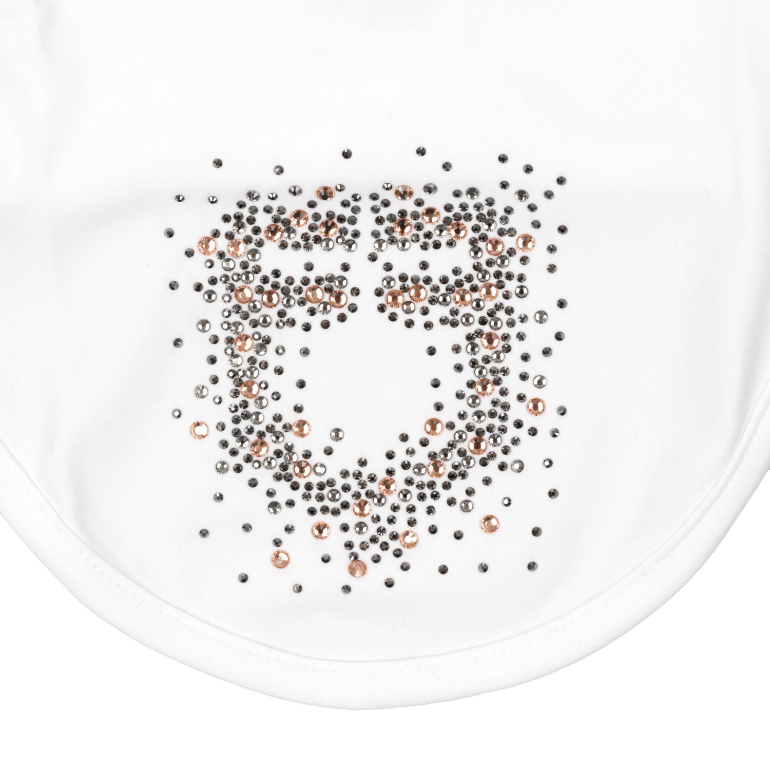 Equestro Cuffietta in Tessuto Tecnico con Logo Glitter