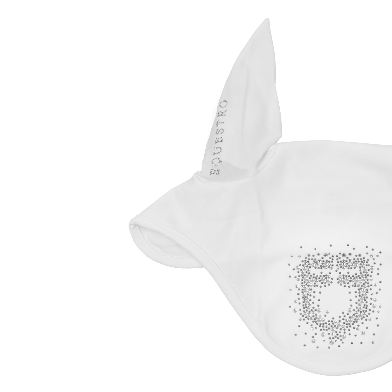 Equestro Cuffietta in Tessuto Tecnico con Logo Glitter
