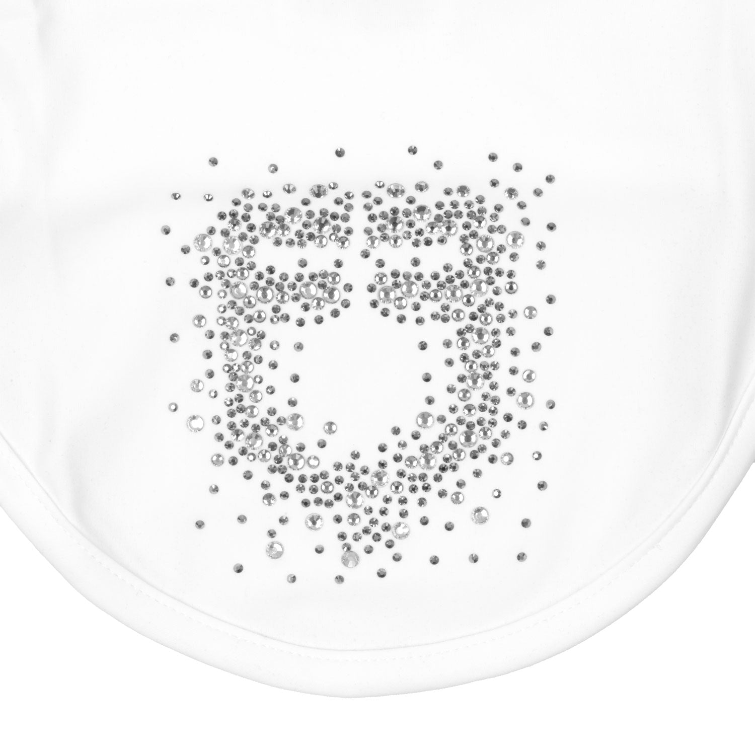 Equestro Cuffietta in Tessuto Tecnico con Logo Glitter