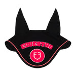 Equestro Cuffietta in Tessuto Tecnico con Logo Su Patch Spugna
