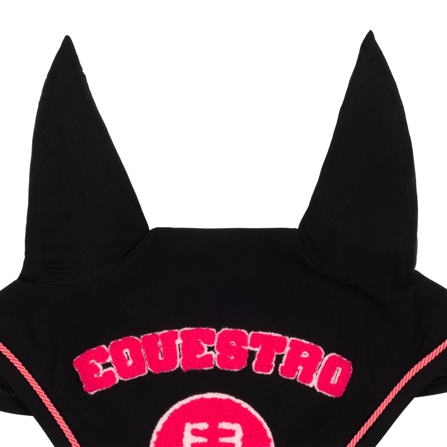 Equestro Cuffietta in Tessuto Tecnico con Logo Su Patch Spugna
