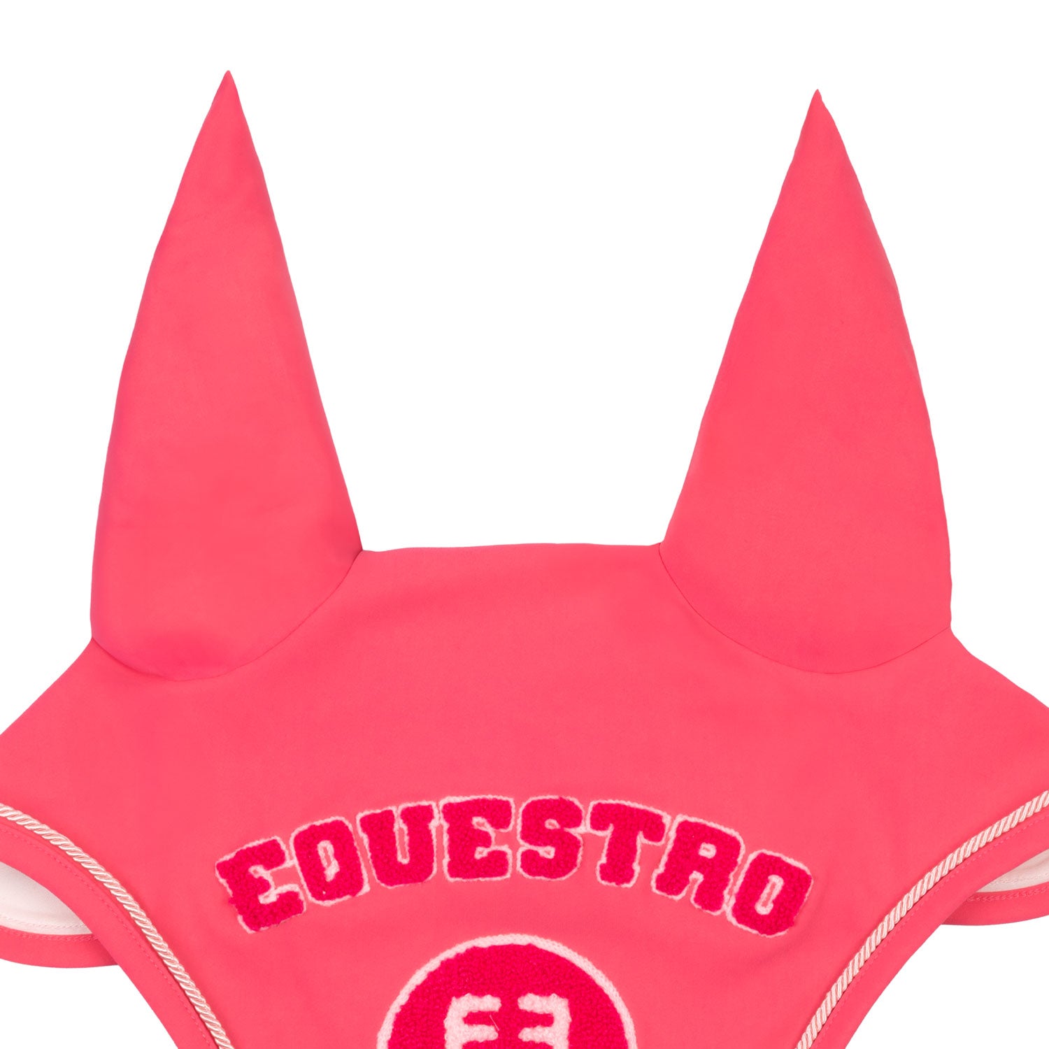 Equestro Cuffietta in Tessuto Tecnico con Logo Su Patch Spugna