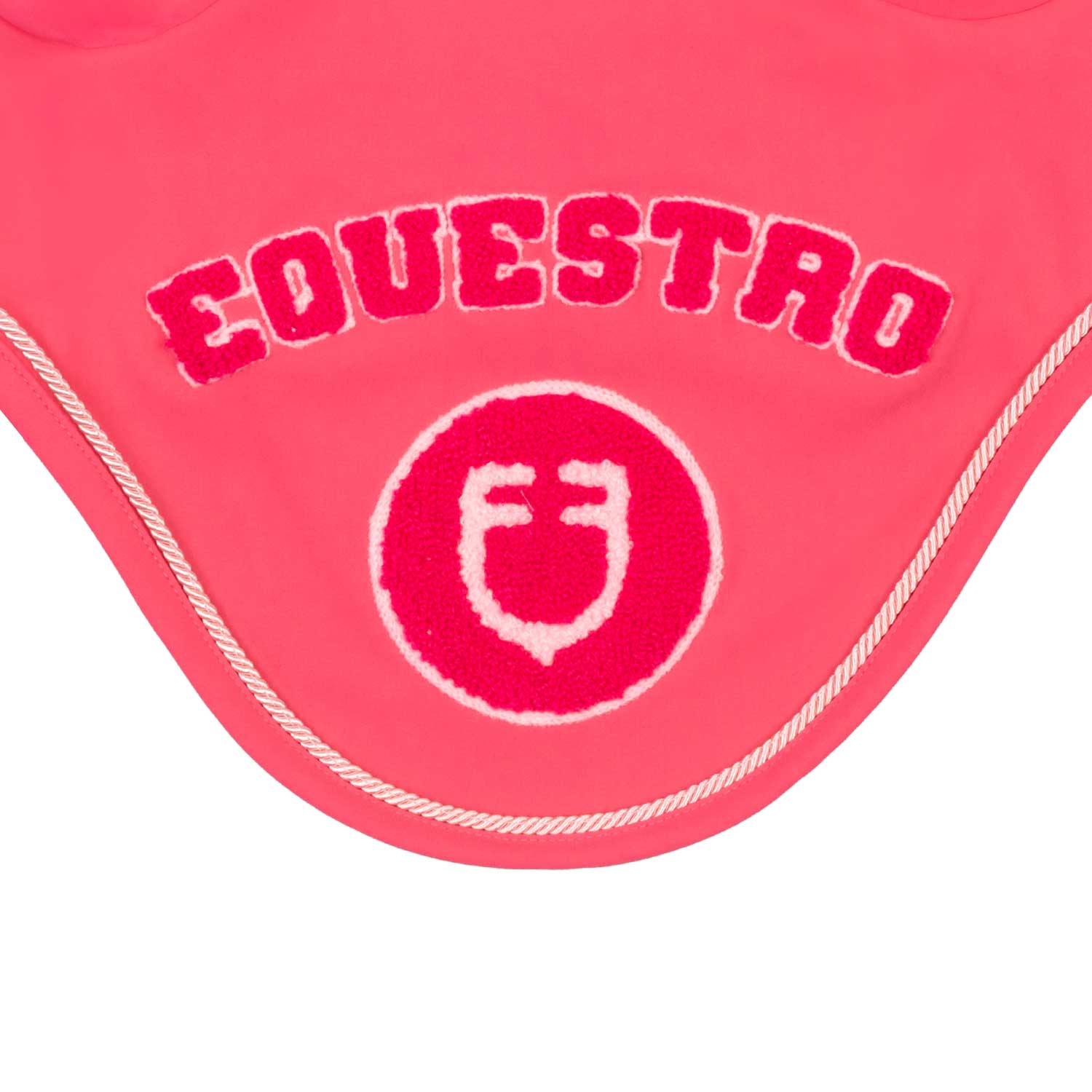 Equestro Cuffietta in Tessuto Tecnico con Logo Su Patch Spugna