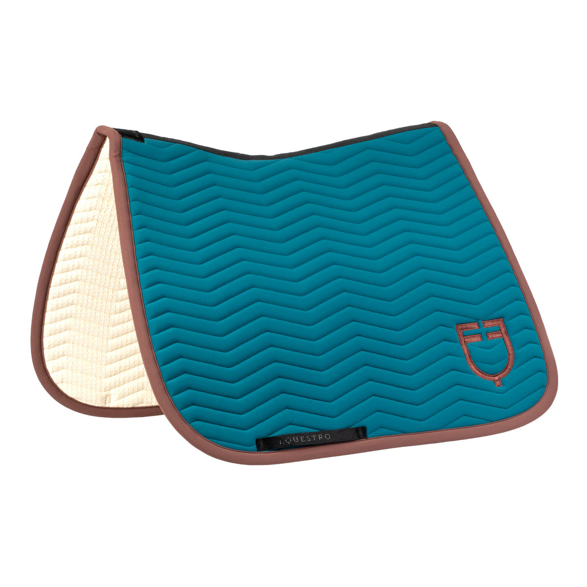 Equestro Sottosella Wave Quilting Dressage in Tessuto Tecnico