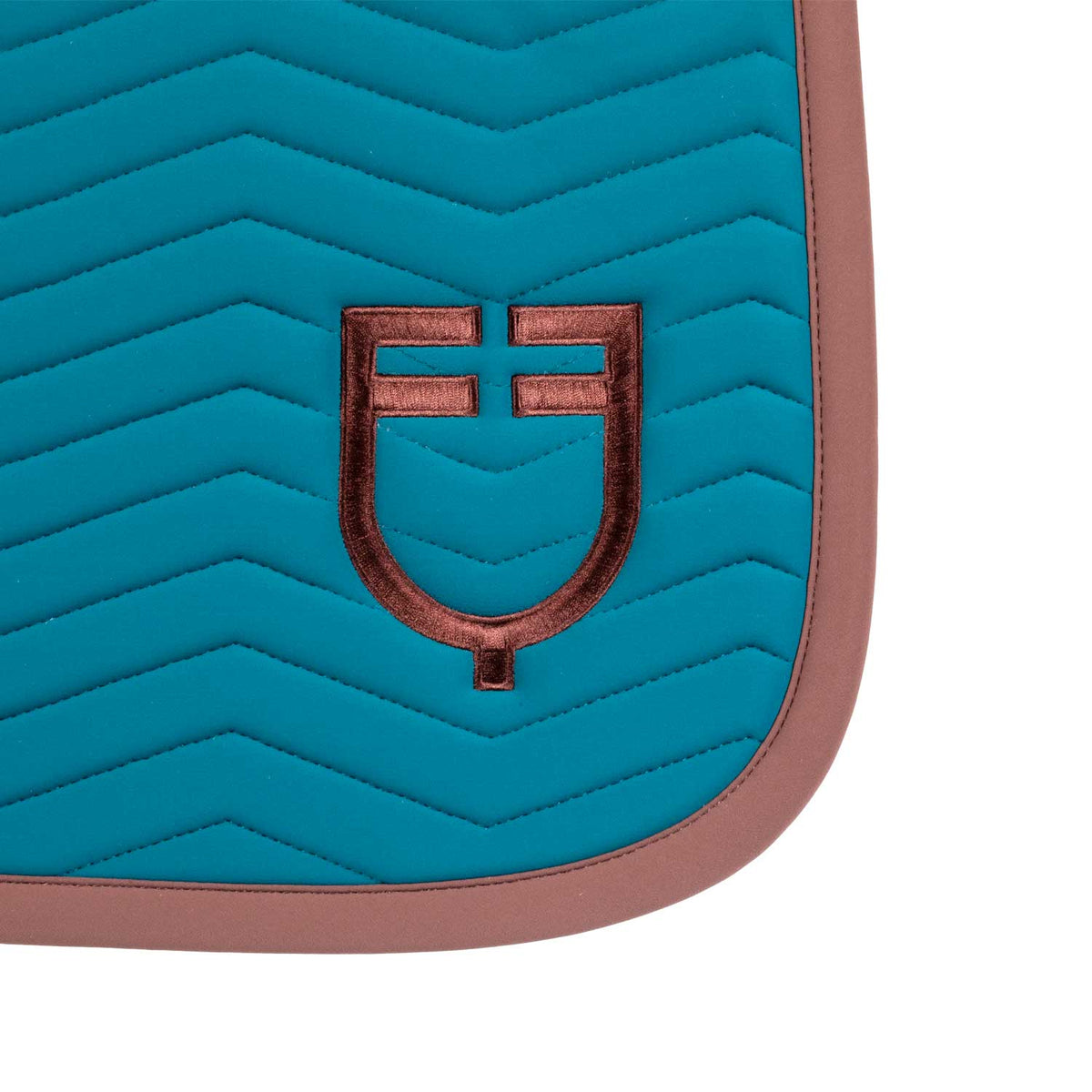 Equestro Sottosella Wave Quilting Dressage in Tessuto Tecnico