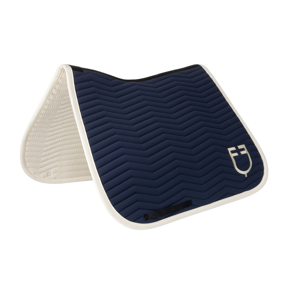 Equestro Sottosella Wave Quilting Dressage in Tessuto Tecnico