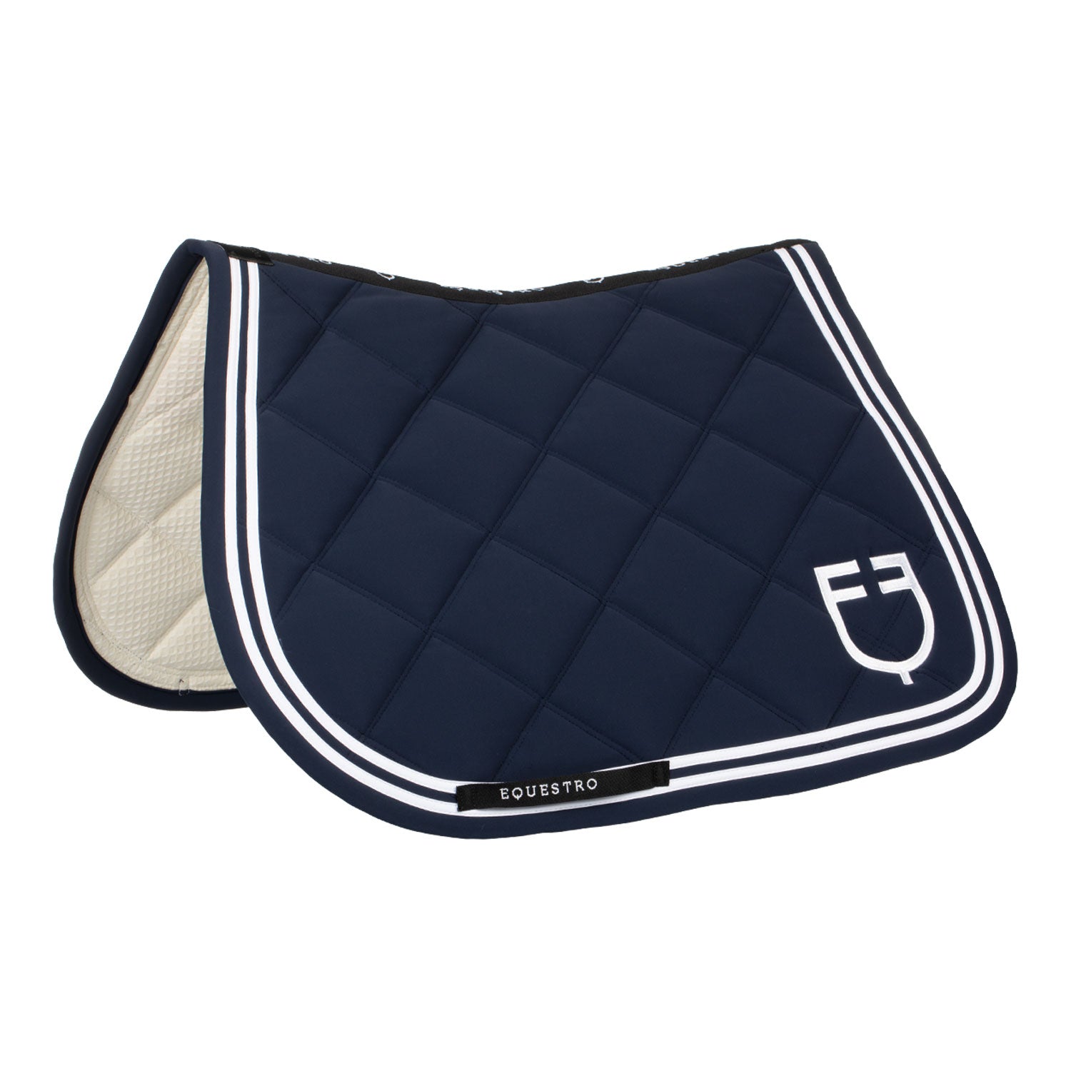 Equestro Sottosella Salto Double Stripes in Tessuto Tecnico