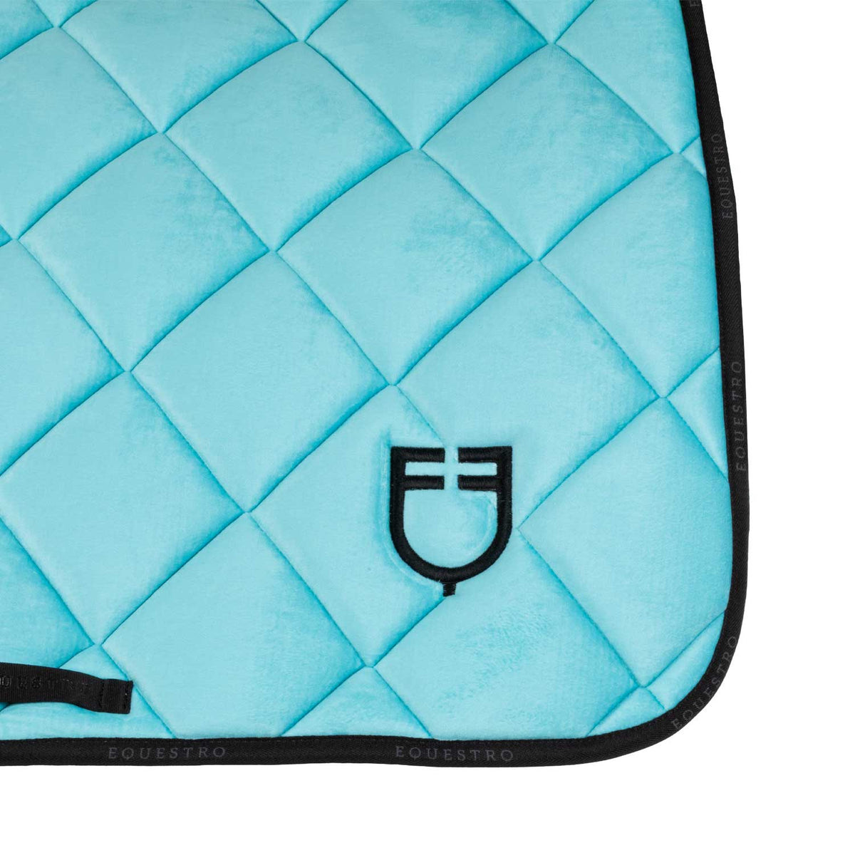 Equestro Sottosella da Salto con Logo in Camoscio