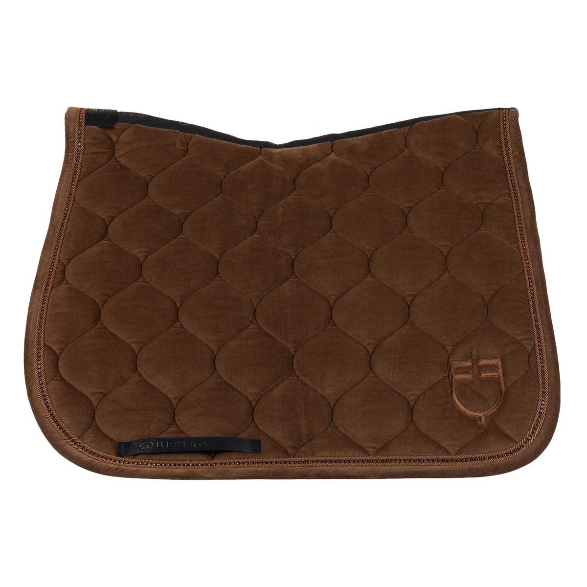 Equestro Sottosella da Dressage Effetto Scamosciato con Strass