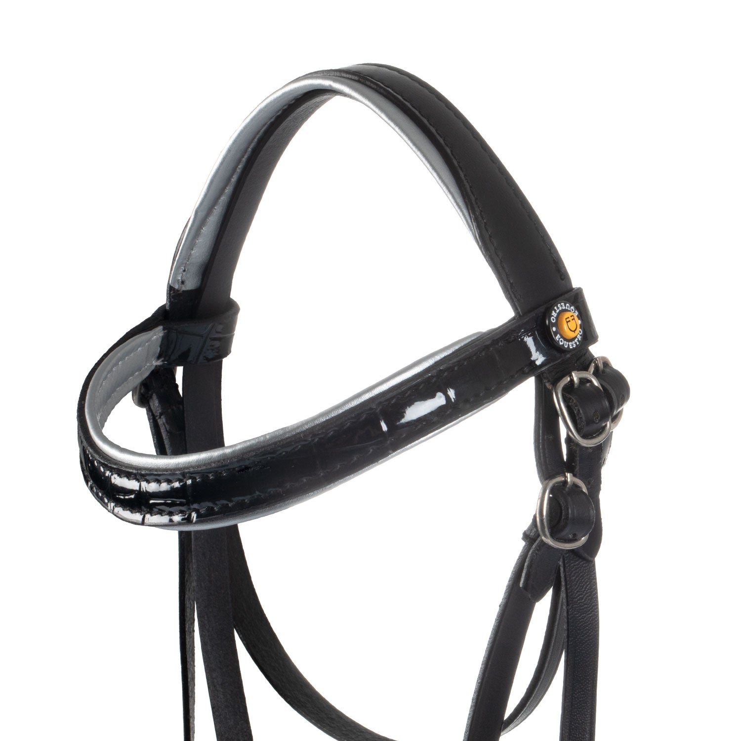 Equestro Briglia per Hobby Horse Cuoio Lucido