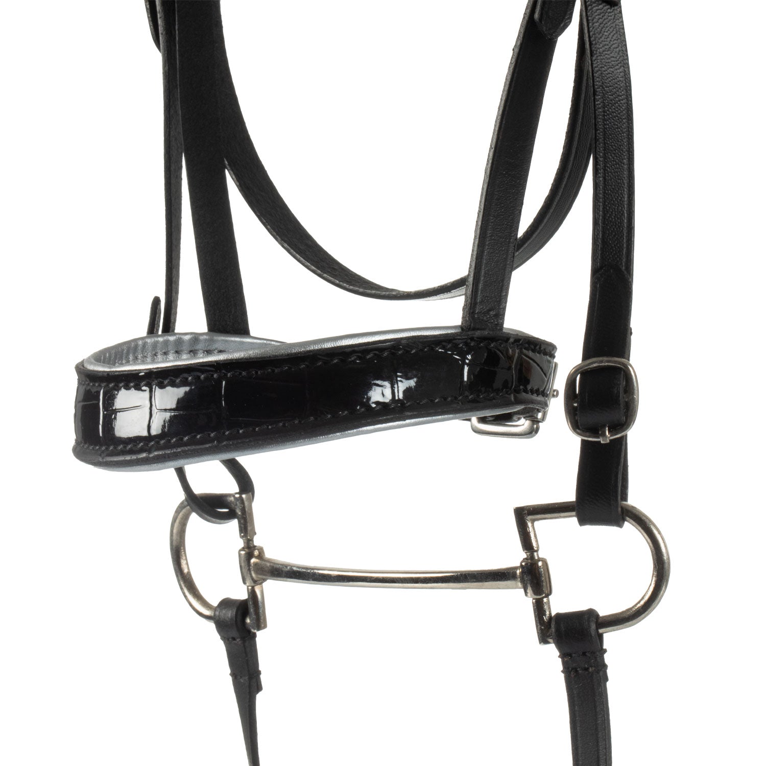 Equestro Briglia per Hobby Horse Cuoio Lucido