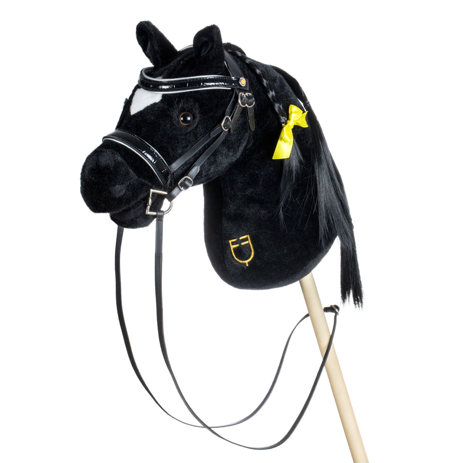 Equestro Briglia per Hobby Horse Cuoio Lucido