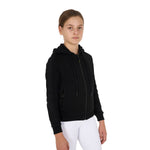 Felpa bambina full zip con pile interno Equestro