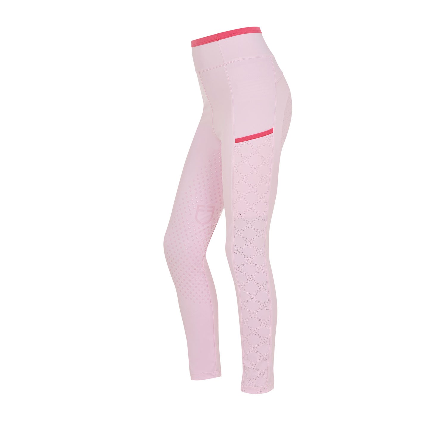 Leggings bambina con decorazioni perforate