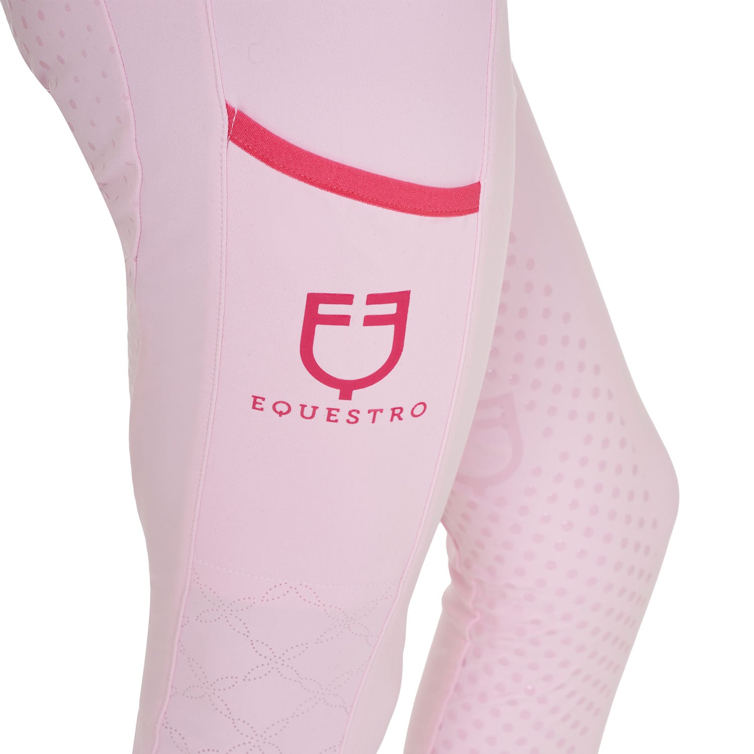 Leggings bambina con decorazioni perforate