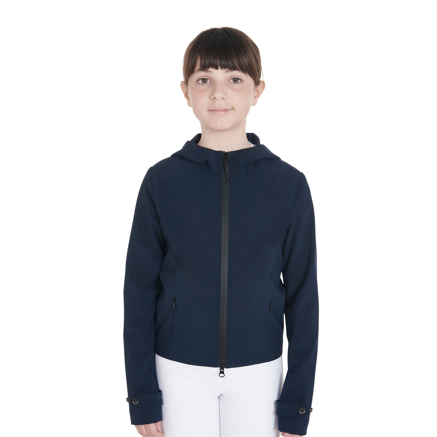 Giacca bambini softshell slim fit in tessuto tecnico