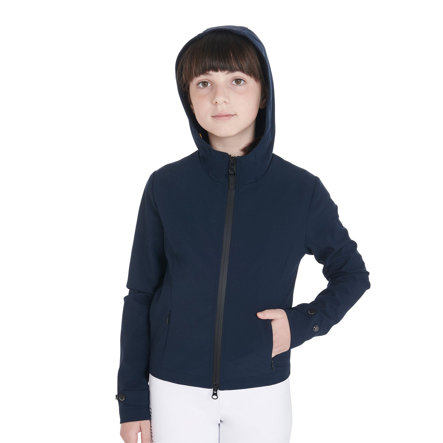 Giacca bambini softshell slim fit in tessuto tecnico